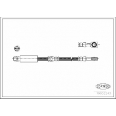 19032243 CORTECO Тормозной шланг