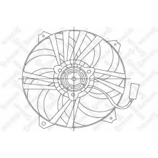 29-99278-SX STELLOX Вентилятор, охлаждение двигателя