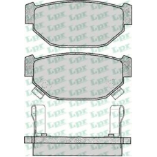 05P048 LPR Комплект тормозных колодок, дисковый тормоз
