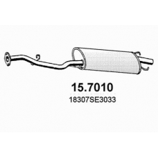 15.7010 ASSO Глушитель выхлопных газов конечный