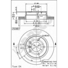 BS 8337 BRECO Тормозной диск