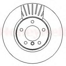562320B BENDIX Тормозной диск