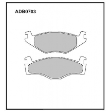 ADB0703 Allied Nippon Тормозные колодки