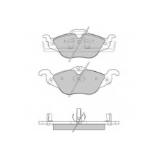 12-0810 E.T.F. Комплект тормозных колодок, дисковый тормоз