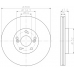 MDC1621 MINTEX Тормозной диск