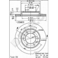 BS 8091 BRECO Тормозной диск