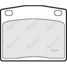 PAD269 APEC Комплект тормозных колодок, дисковый тормоз