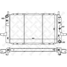 10-25819-SX STELLOX Радиатор, охлаждение двигателя