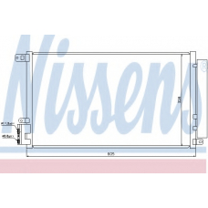 940095 NISSENS Конденсатор, кондиционер