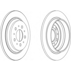 DDF1259-1 FERODO Тормозной диск