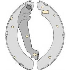 PM616448 MGA Комплект тормозов, барабанный тормозной механизм