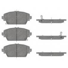 SP 442 PR SCT Комплект тормозных колодок, дисковый тормоз