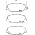 MDB3378 MINTEX Комплект тормозных колодок, дисковый тормоз