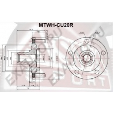 MTWH-CU20R ASVA Ступица колеса