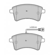 FBP-1913 FREMAX Комплект тормозных колодок, дисковый тормоз
