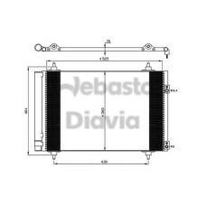 82D0225548A WEBASTO Конденсатор, кондиционер