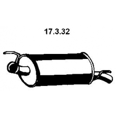 17.3.32 EBERSPACHER Глушитель выхлопных газов конечный