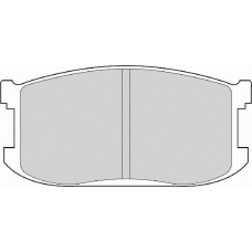 FD6194A NECTO Комплект тормозных колодок, дисковый тормоз