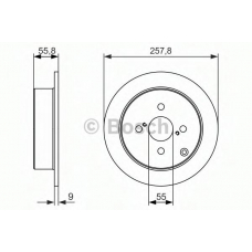 0 986 479 937 BOSCH Тормозной диск