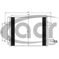 300562 ACR Конденсатор, кондиционер
