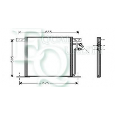 CO0123 EQUAL QUALITY Конденсатор, кондиционер