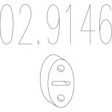 02.9146 MTS Буфер, глушитель