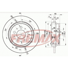 BD-1674-50 FREMAX Тормозной диск