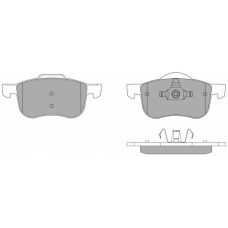 FBP-1145 FREMAX Комплект тормозных колодок, дисковый тормоз