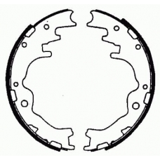 06510 KAWE Комплект тормозных колодок