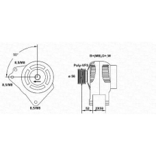 943355031010 MAGNETI MARELLI Генератор