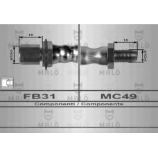 80140 Malo Тормозной шланг