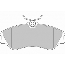 FD6892N NECTO Комплект тормозных колодок, дисковый тормоз