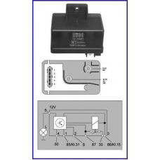 132081 HITACHI Реле, система накаливания
