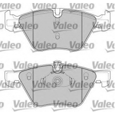 598640 VALEO Комплект тормозных колодок, дисковый тормоз