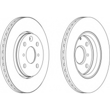 DDF1527 FERODO Тормозной диск