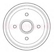 329158B BENDIX Тормозной барабан