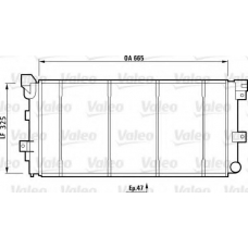 731531 VALEO Радиатор, охлаждение двигателя