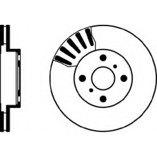 53652 PAGID Тормозной диск
