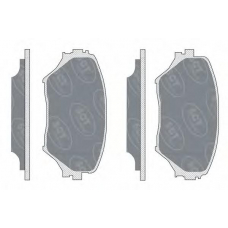 SP 308 SCT Комплект тормозных колодок, дисковый тормоз