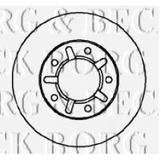BBD4163 BORG & BECK Тормозной диск