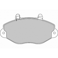 FD6801N NECTO Комплект тормозных колодок, дисковый тормоз