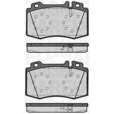 363916060585 MAGNETI MARELLI Комплект тормозных колодок, дисковый тормоз