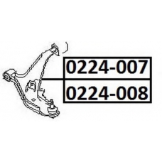 0224-008 ASVA Рычаг независимой подвески колеса, подвеска колеса