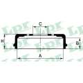 7D0521 LPR Тормозной барабан