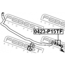 0423-P15TF FEBEST Тяга / стойка, стабилизатор