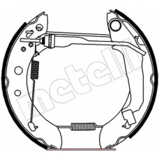 51-0174 METELLI Комплект тормозных колодок