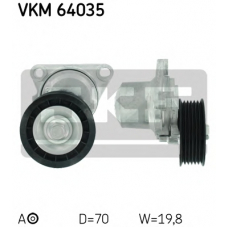 VKM 64035 SKF Натяжной ролик, поликлиновой  ремень