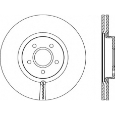 BDR2154.20 OPEN PARTS Тормозной диск