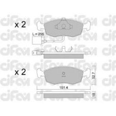 822-094-1 CIFAM Комплект тормозных колодок, дисковый тормоз