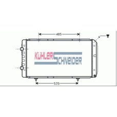 1506151 KUHLER SCHNEIDER Радиатор, охлаждение двигател
